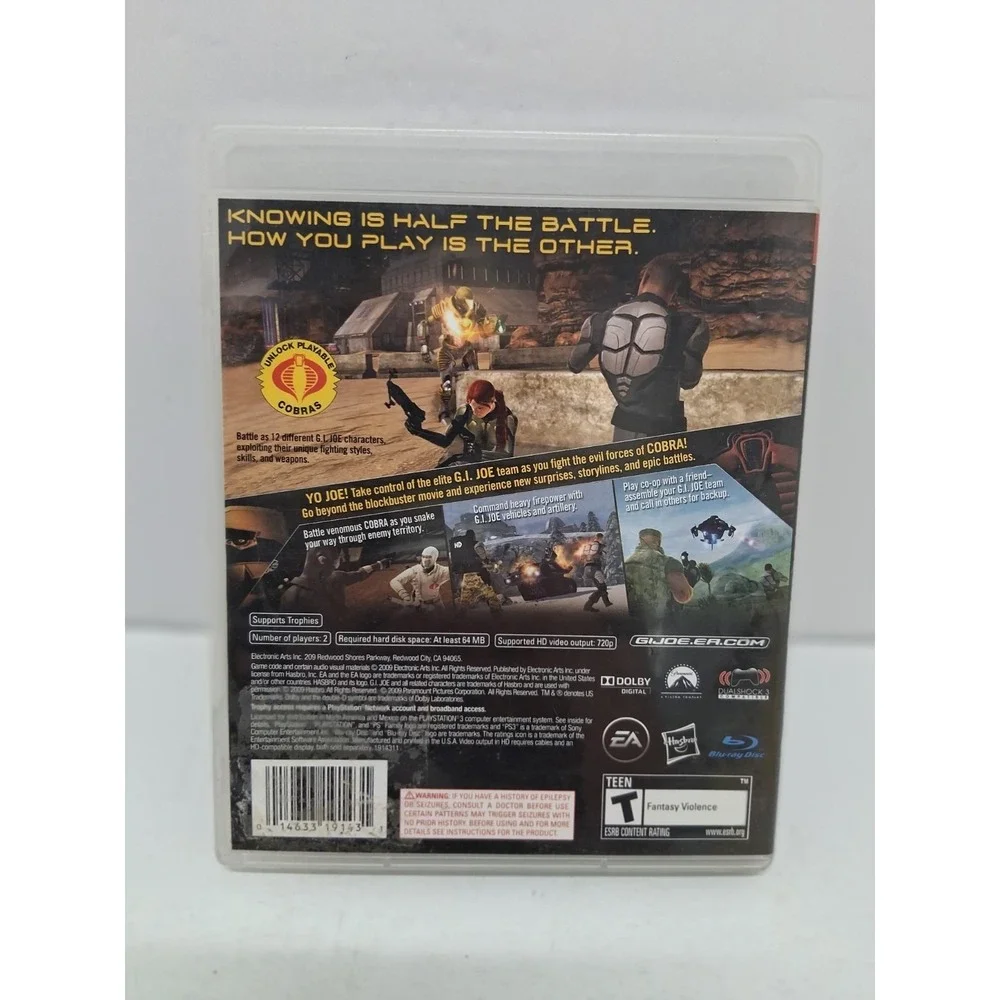 Gi Joe Rise of Cobra - Sony PlayStation 3